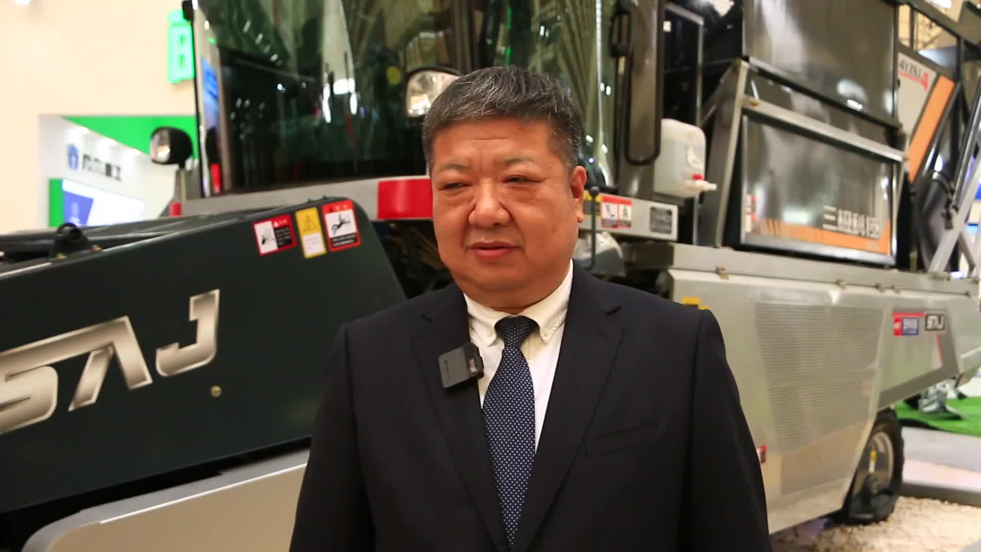 【2021国际农机展】农机360网专访三极科技总经理马喜林